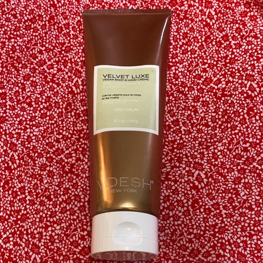 Velvet Luxe Vegan Body & Hand Crème New! Avocado Oil Olive Oil Calming
